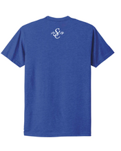 Load image into Gallery viewer, Tiger Growl Short Sleeve Tee - Royal - back