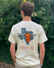Load image into Gallery viewer, Texas Proud Short Sleeve Pocket Tee - Ivory - front