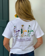 Load image into Gallery viewer, Mardi Gras Flamingo Tango Tee