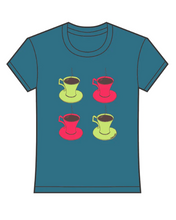 Load image into Gallery viewer, Love A Latte Ladies Tee - front
