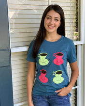 Load image into Gallery viewer, Love A Latte Ladies Tee - back
