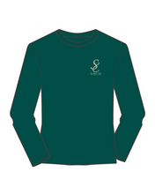 Load image into Gallery viewer, Antlers Long Sleeve Tee Blue Spruce - front
