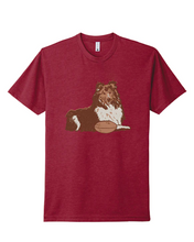 Load image into Gallery viewer, Football Collie Short Sleeve Tee - back

