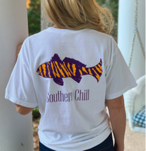 Load image into Gallery viewer, Tiger Fish Short Sleeve Tee - White - back
