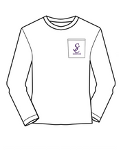 Load image into Gallery viewer, Tiger Fish Long Sleeve Tee - White - back
