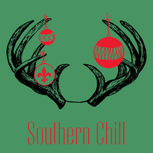 Load image into Gallery viewer, Holiday Antlers Long Sleeve Tee - back
