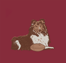 Load image into Gallery viewer, Football Collie Short Sleeve Tee - detail
