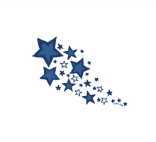 Load image into Gallery viewer, Starburst 3/4 Sleeve Boat Neck Tee - detail
