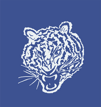 Load image into Gallery viewer, Tiger Growl Short Sleeve Tee - Royal - detail

