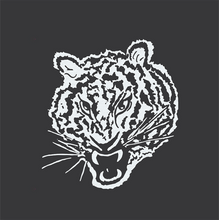 Load image into Gallery viewer, Tiger Growl Short Sleeve Tee - Charcoal - detail
