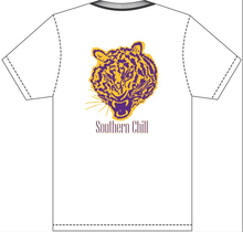 Load image into Gallery viewer, Tiger Growl Short Sleeve Pocket Tee - White - back
