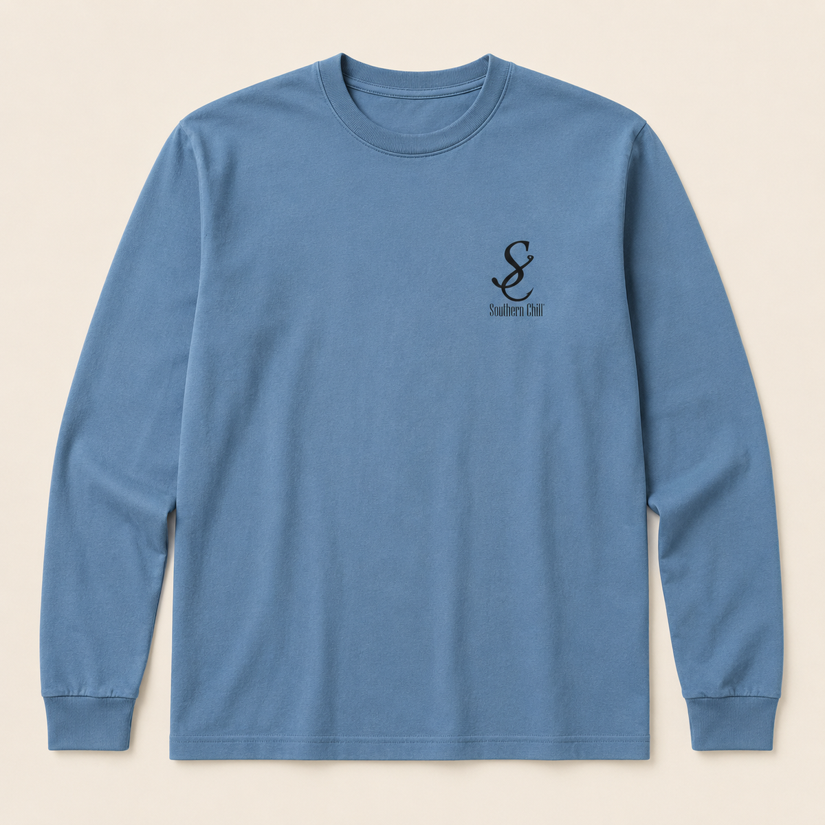 Camp Long Sleeve Tee front logo