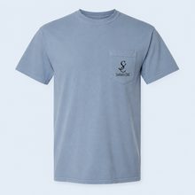 Load image into Gallery viewer, Golden Pond Pocket Tee - front pocket logo
