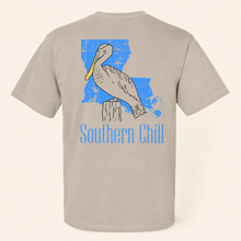 Load image into Gallery viewer, Louisiana Proud Short Sleeve Tee - Sandstone - back
