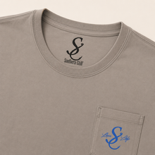 Load image into Gallery viewer, Louisiana Proud Short Sleeve Tee - Sandstone - screen printed neck label
