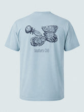 Load image into Gallery viewer, Oyster Tee Chambray - back
