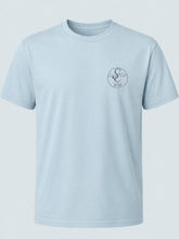 Load image into Gallery viewer, Oyster Tee Chambray - front
