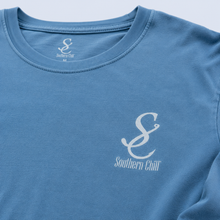 Load image into Gallery viewer, Pintail Duck Long Sleeve Tee - Ice Blue - chest logo detail
