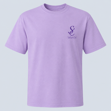 Load image into Gallery viewer, Tiger Fish Purple and Gold Short Sleeve Tee - Orchid - front

