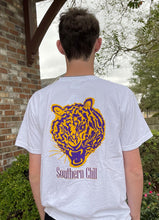 Load image into Gallery viewer, Tiger Growl Short Sleeve Pocket Tee - White - front
