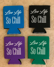Load image into Gallery viewer, Live Life So Chill Logo Koozies
