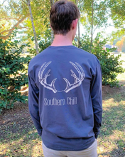 Load image into Gallery viewer, Antlers Long Sleeve Tee Graphite
