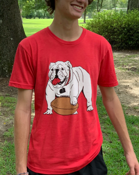 Bulldog Pride on Red