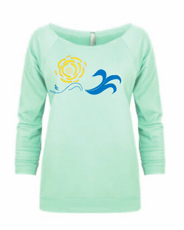 Sun and Sea Ladies French Terry Long Sleeve top