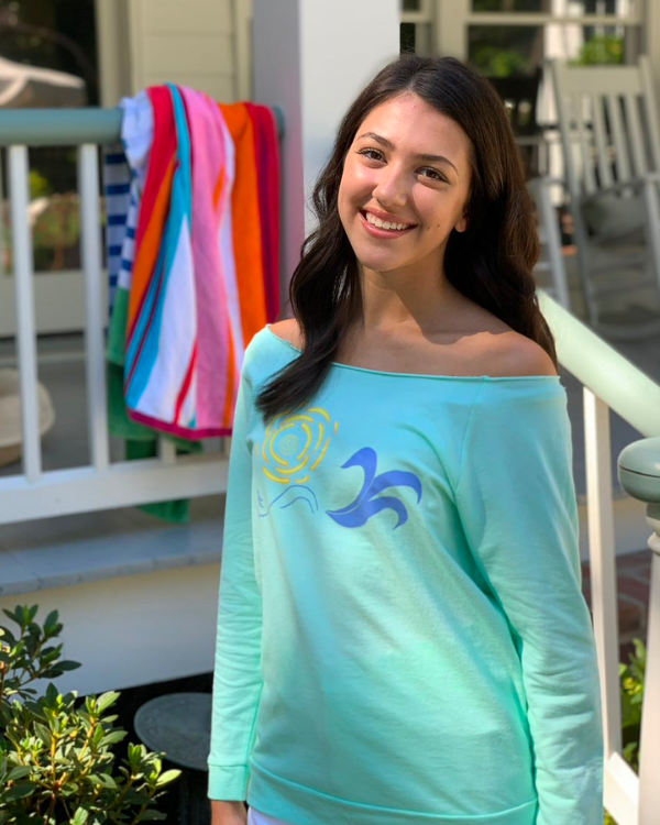 Sun and Sea Ladies French Terry Long Sleeve top