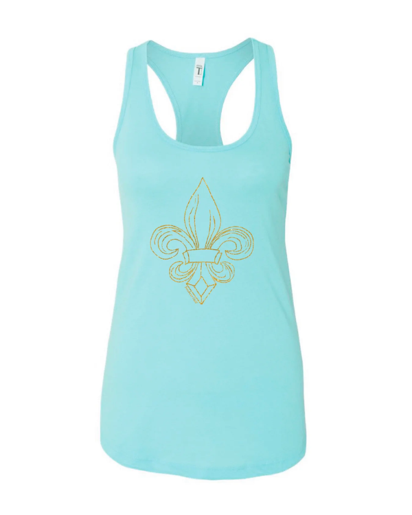 Fleur De Lis Tanks- available in 7 colors!