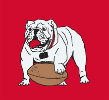 Load image into Gallery viewer, Bulldog Pride on Red
